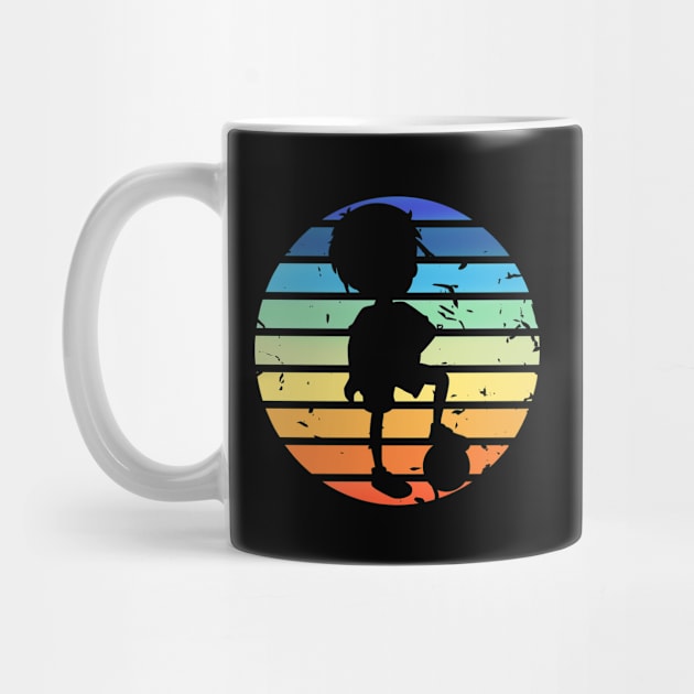 Soccer Boy Rainbow Sunset by Prideopenspaces